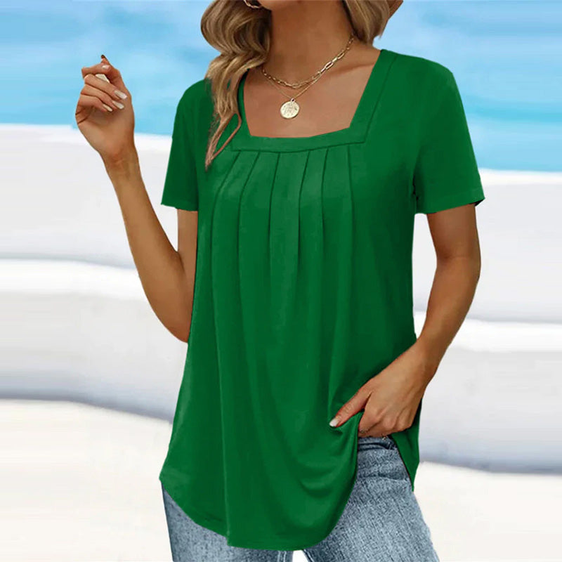 Nami | Blusa holgada con escote cuadrado