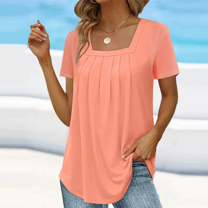 Nami | Blusa holgada con escote cuadrado