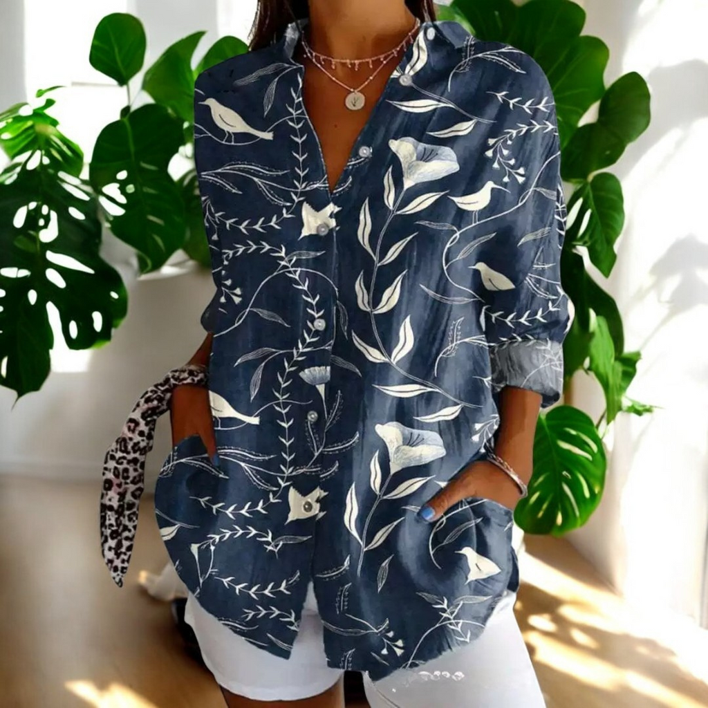 Irelle | Blusa elegante con estampado floral