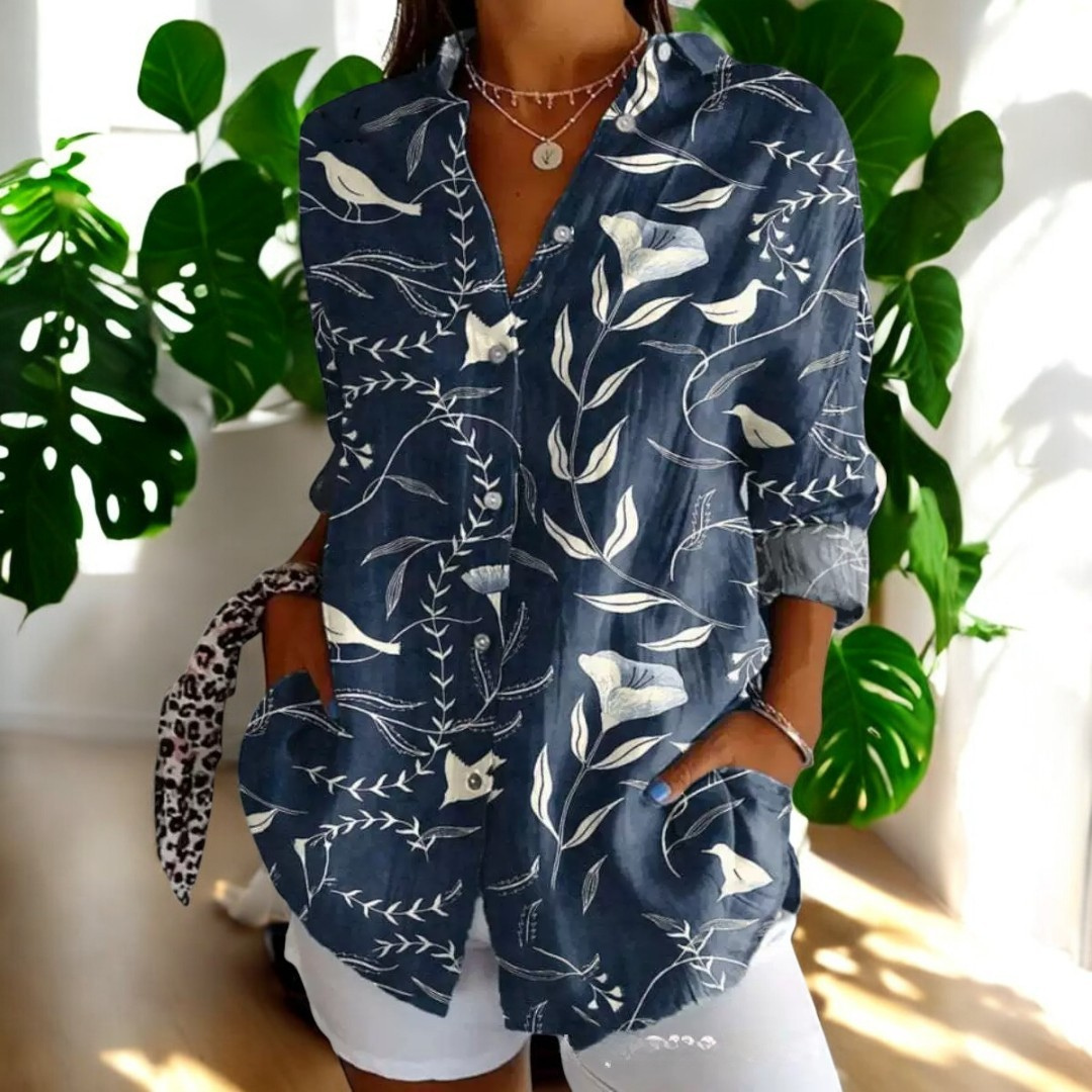 Irelle | Blusa elegante con estampado floral