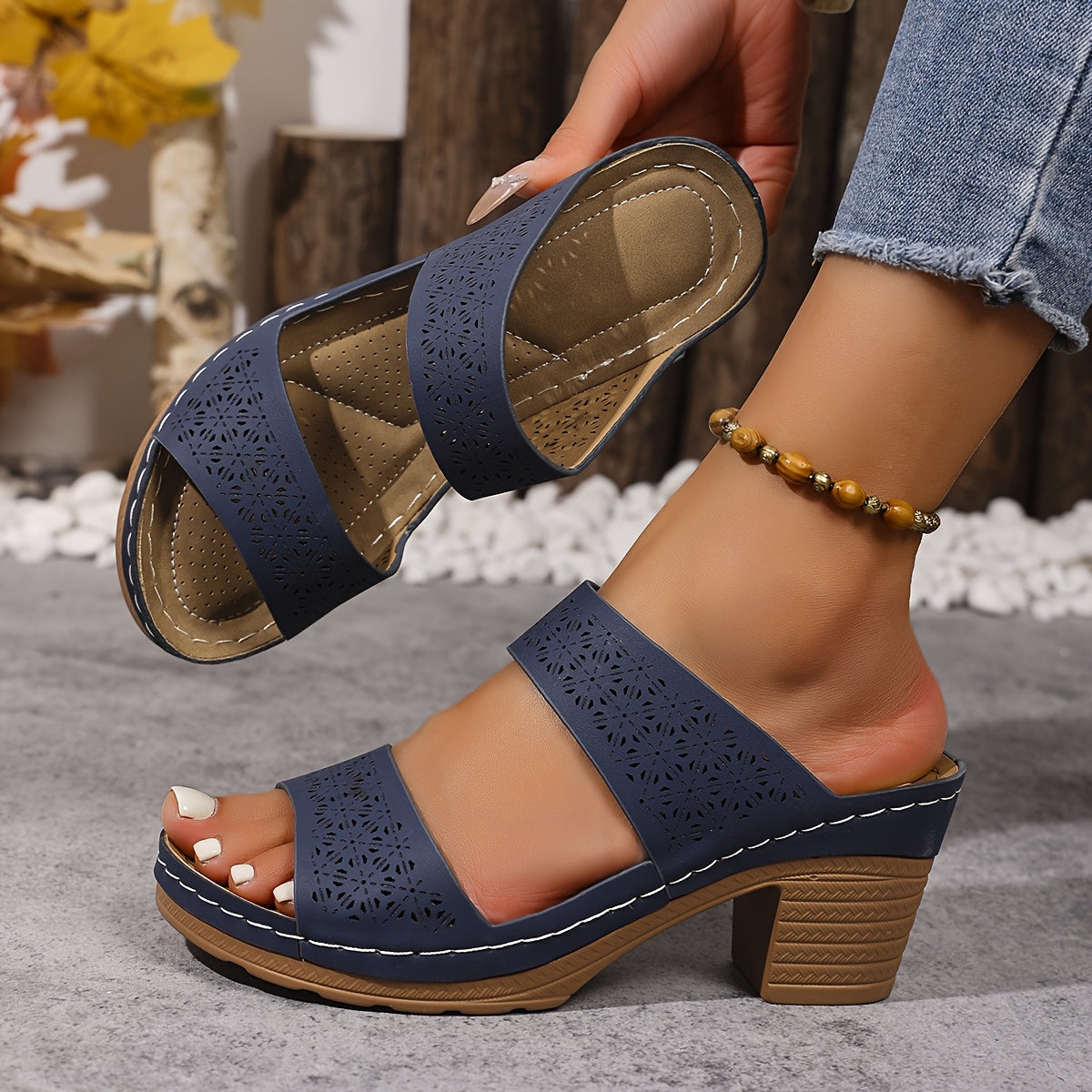 Sandalias ortopédicas elegantes y cómodas Inès