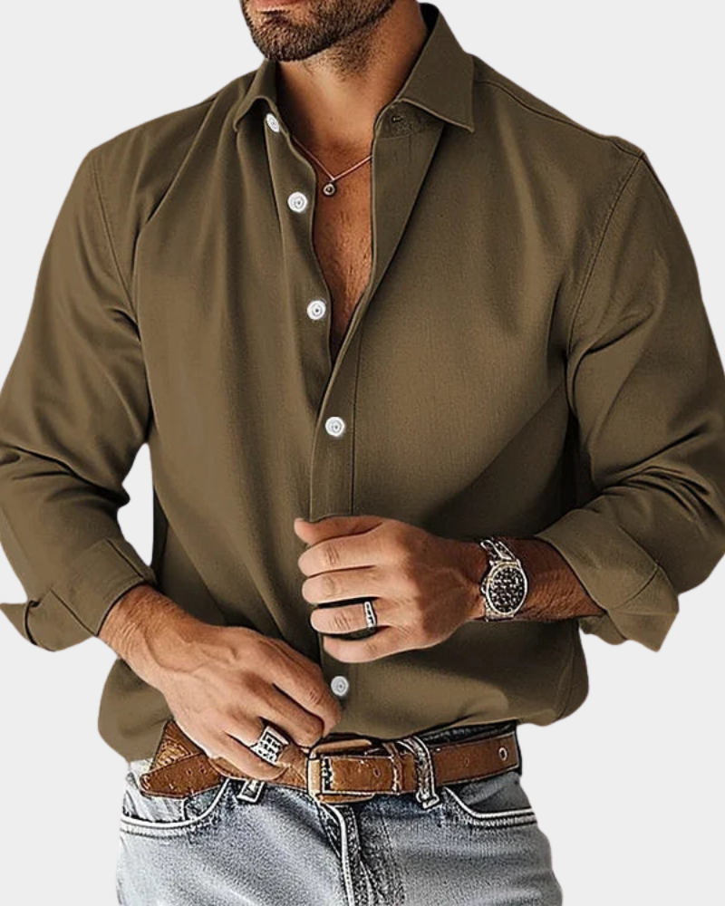 Christine | Camisa Slim Fit Elástica para Hombre