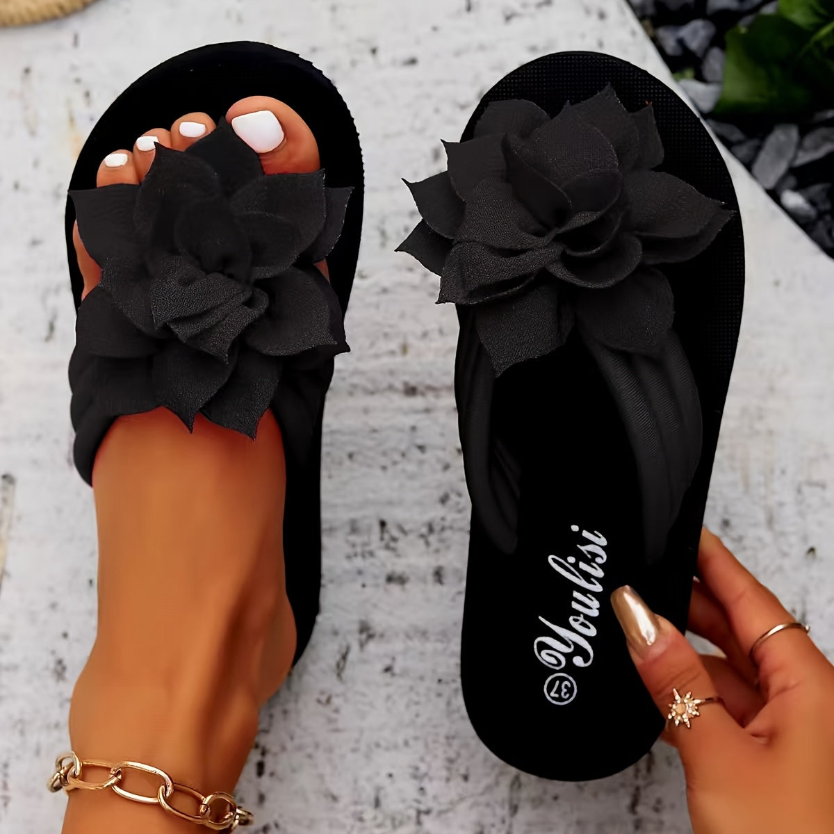 Sandalias «Flor Elegante» Livia
