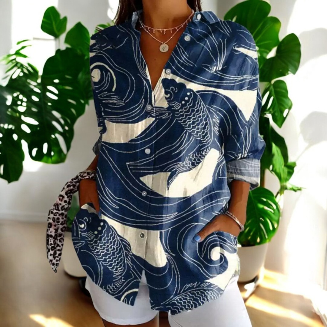 Irelle | Blusa elegante con estampado floral