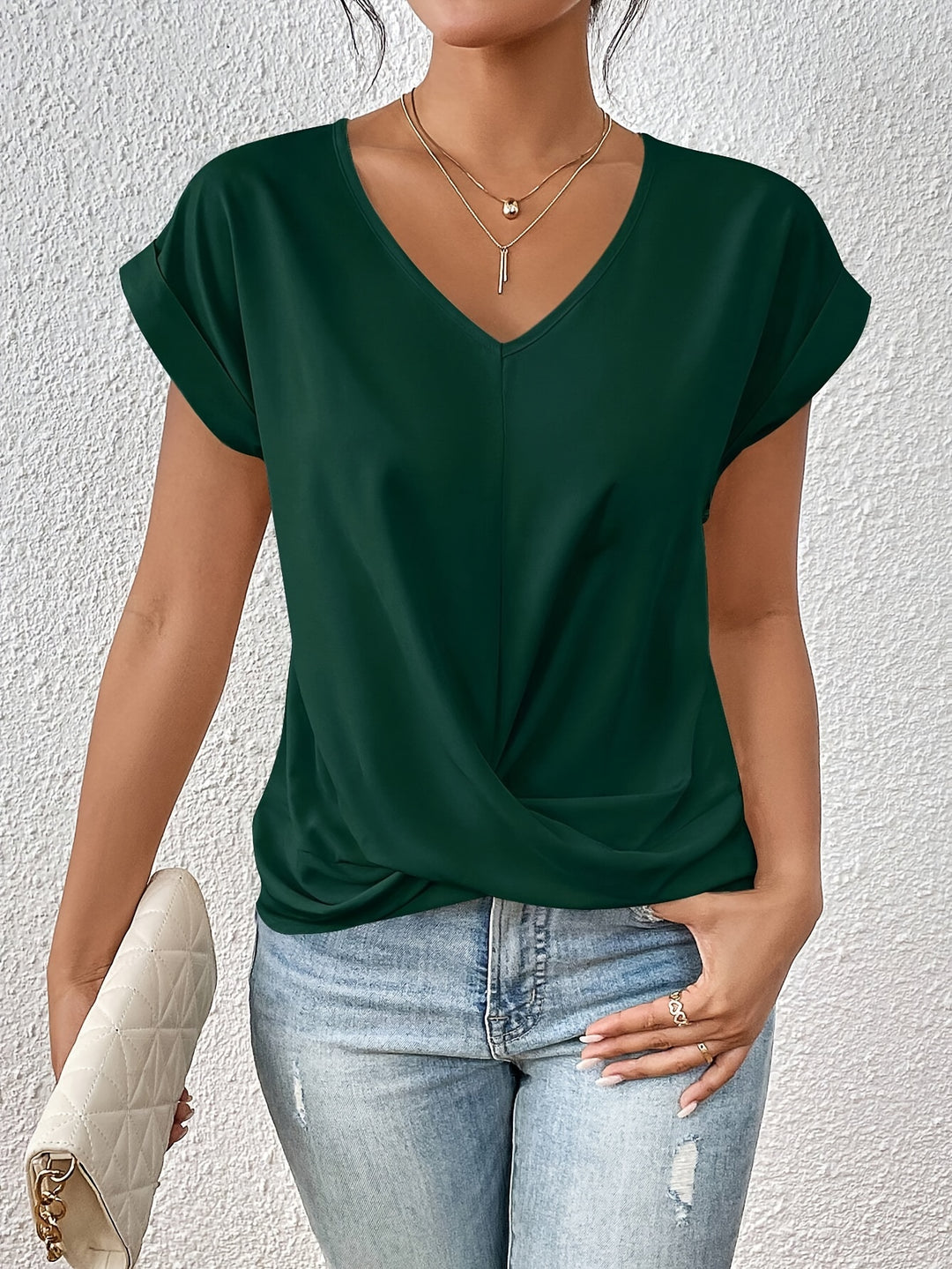 Tionna| Camiseta cómoda con escote en V