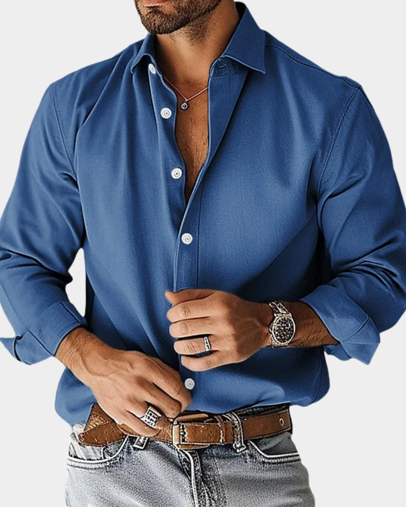 Christine | Camisa Slim Fit Elástica para Hombre