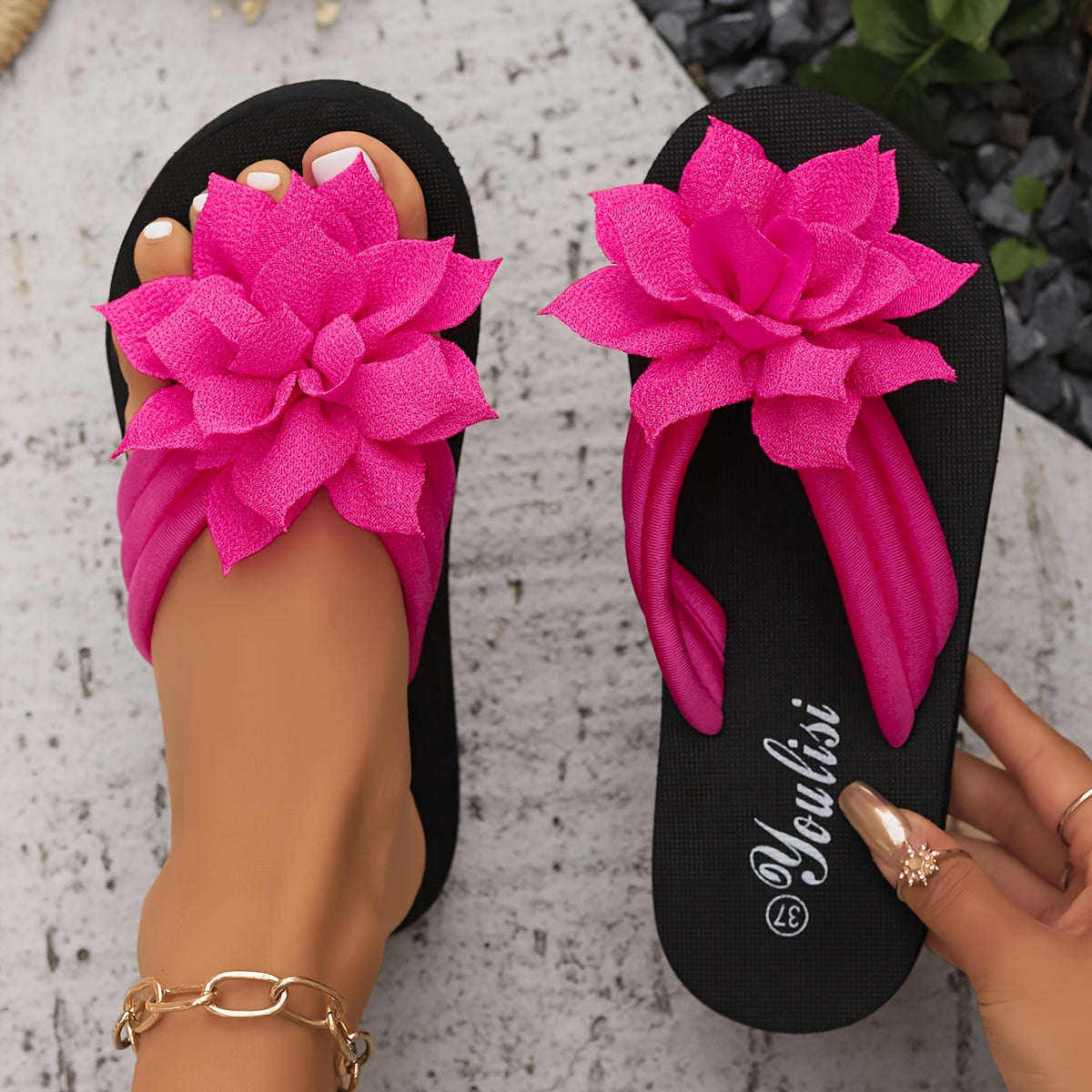 Sandalias «Flor Elegante» Livia