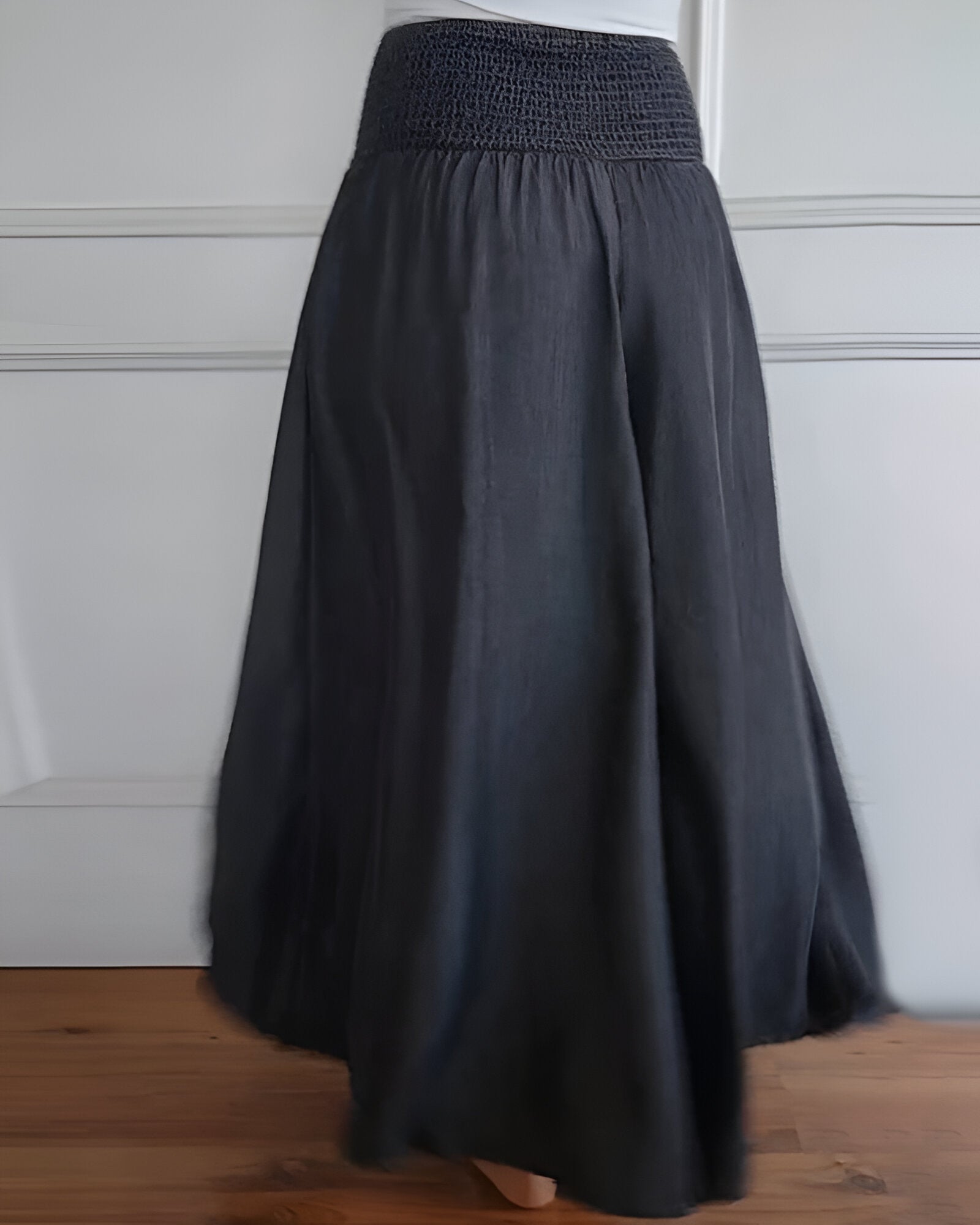Christine | Pantalón Amplio con Cintura Fruncida
