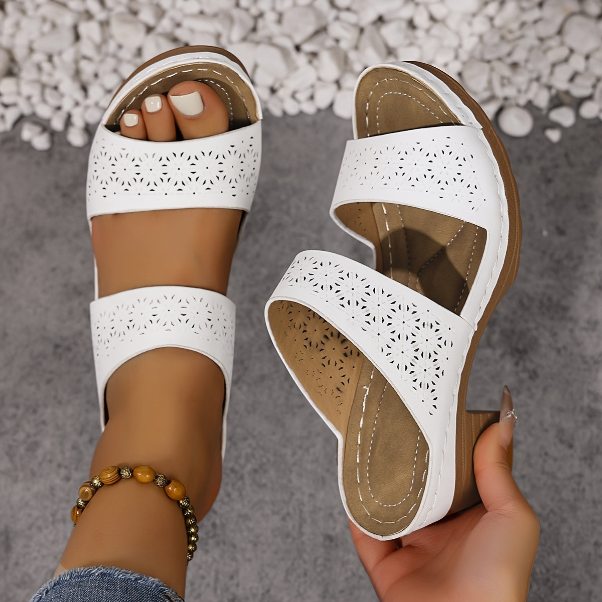 Sandalias ortopédicas elegantes y cómodas Inès