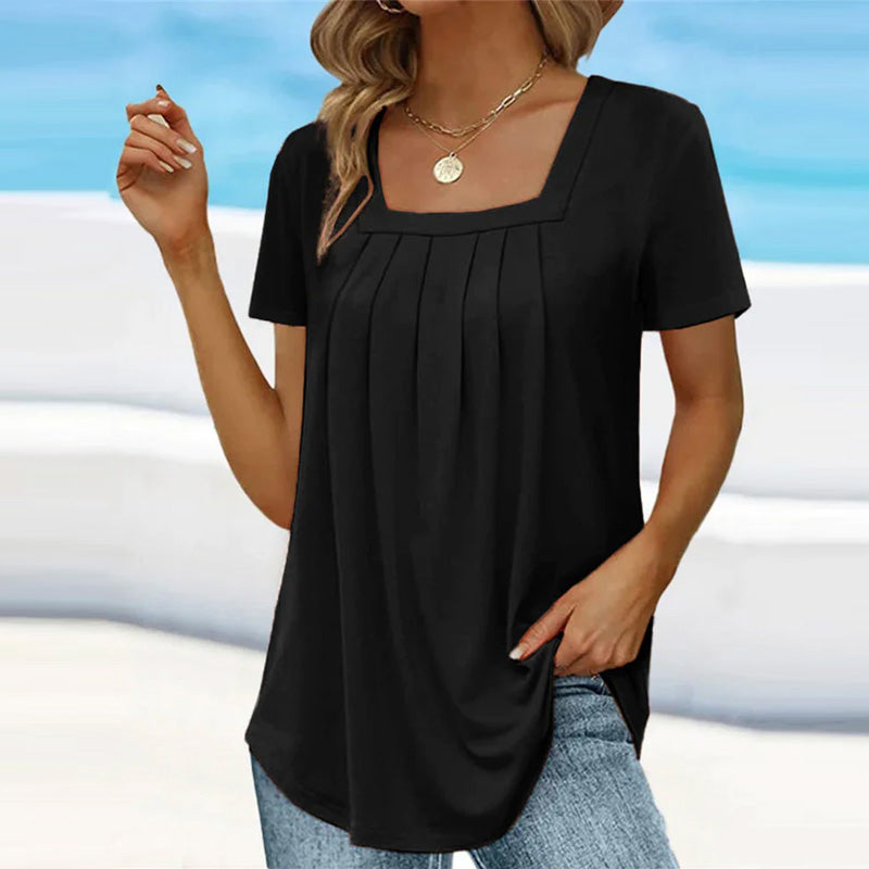 Nami | Blusa holgada con escote cuadrado
