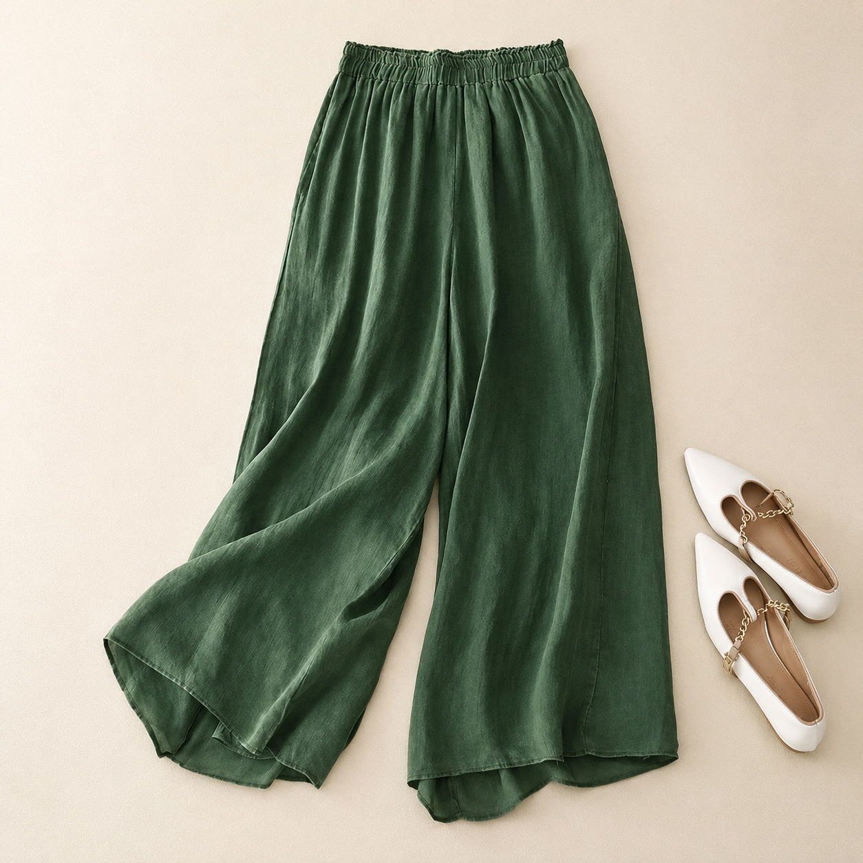 Christine | Pantalones de Lino Elegantes