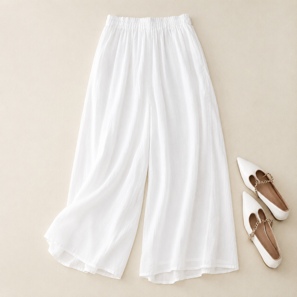 Christine | Pantalones de Lino Elegantes