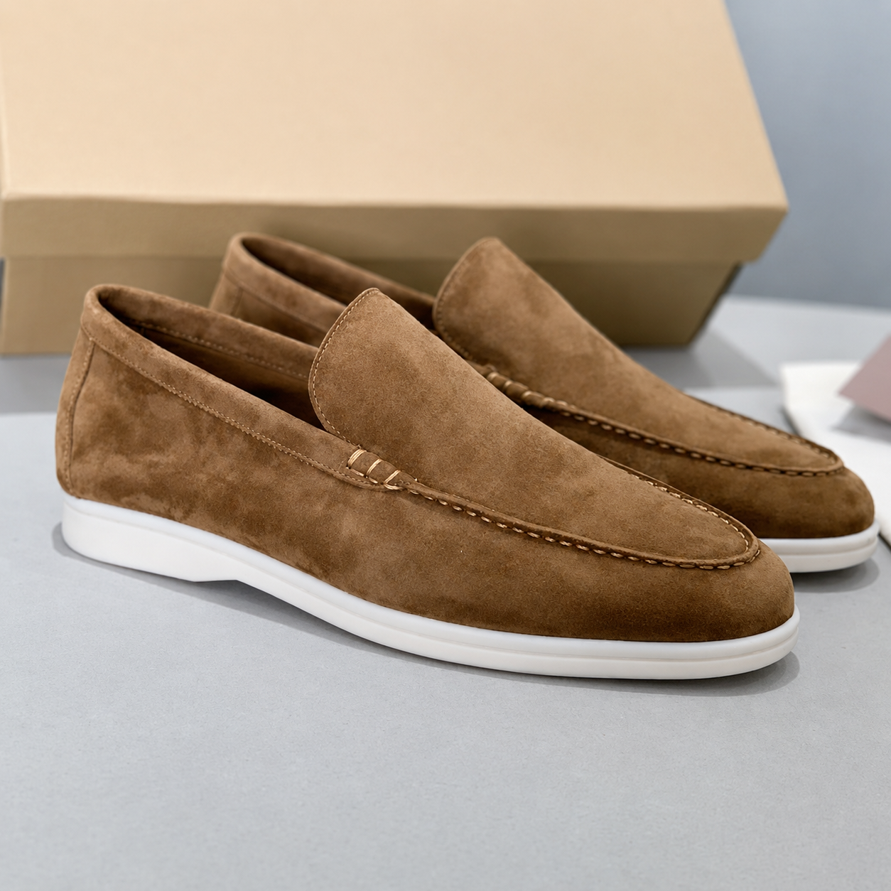 Christine | Mocasines Elegantes de Ante