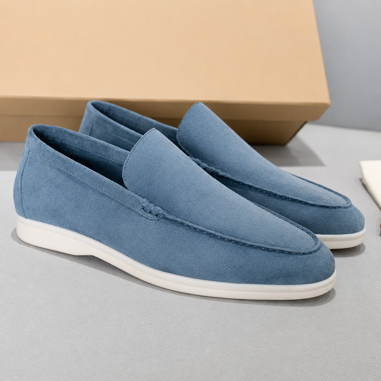 Christine | Mocasines Elegantes de Ante