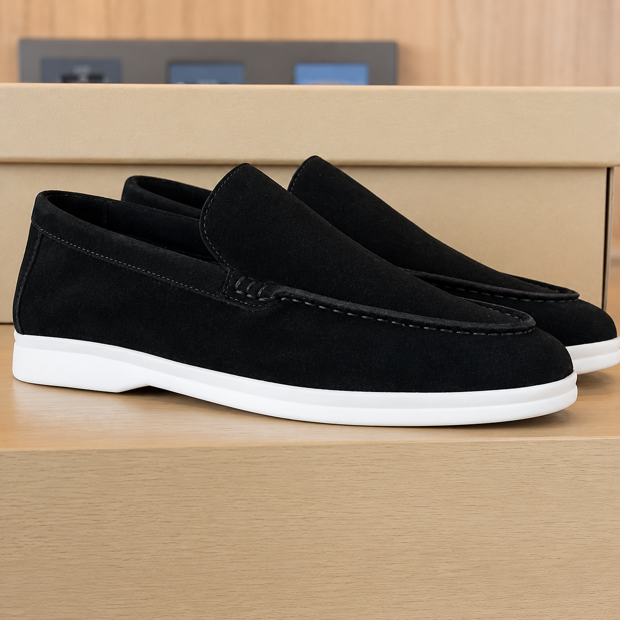Christine | Mocasines Elegantes de Ante