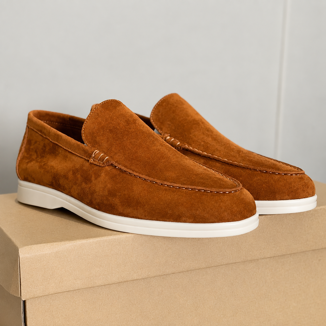 Christine | Mocasines Elegantes de Ante