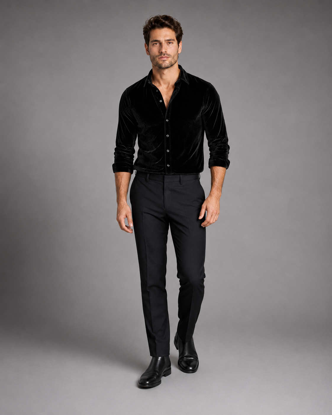 Christine | Camisa de Terciopelo para Hombre