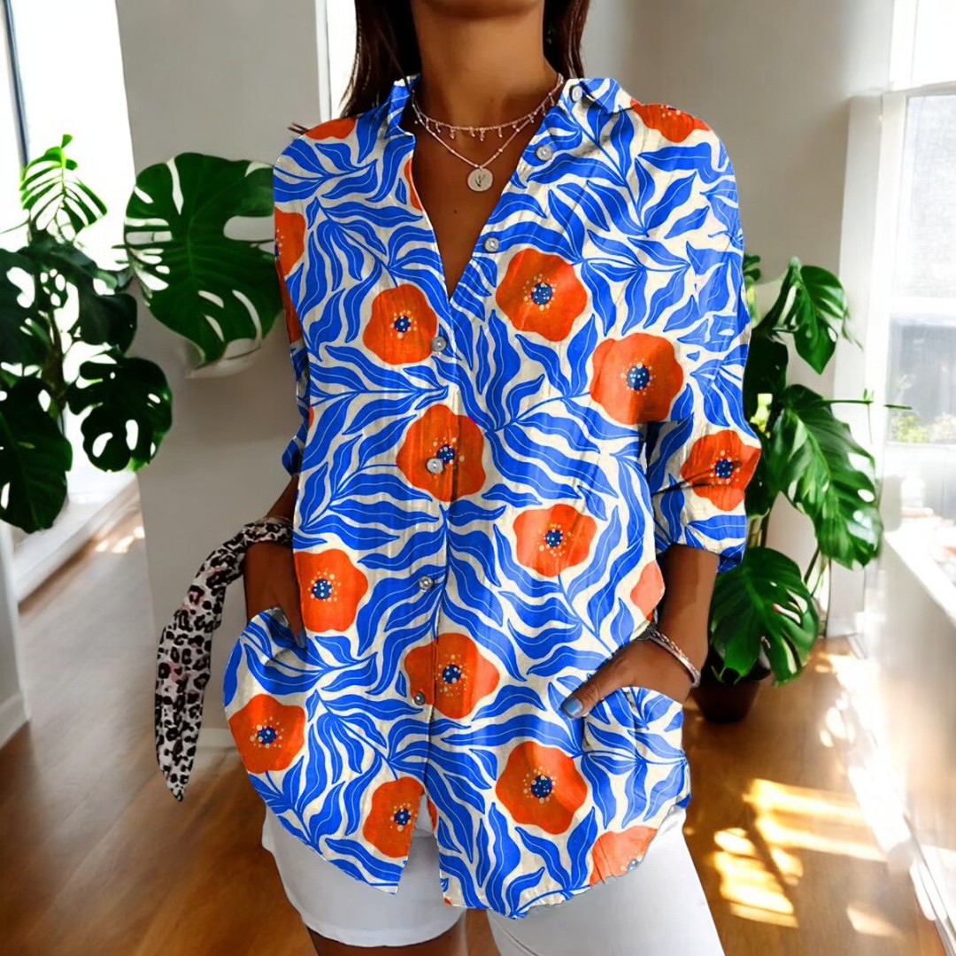 Irelle | Blusa elegante con estampado floral