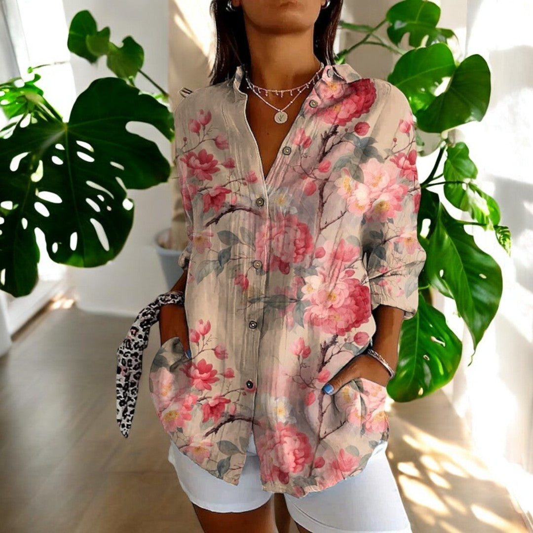 Irelle | Blusa elegante con estampado floral