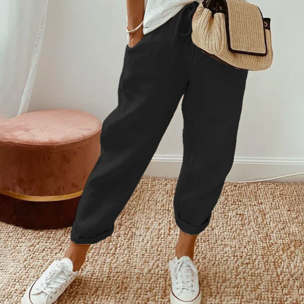 Christine | Pantalón de Algodón Elegante