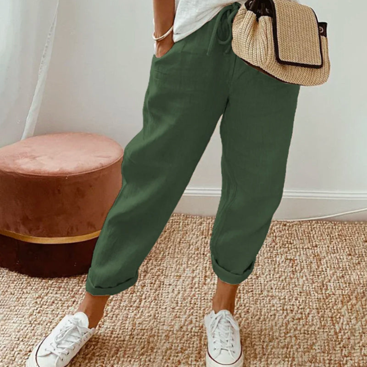 Christine | Pantalón de Algodón Elegante