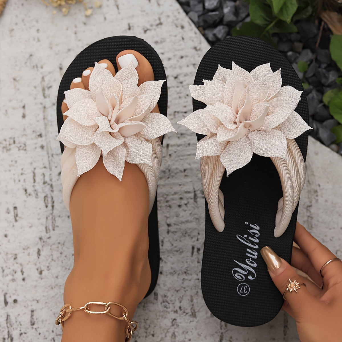 Sandalias «Flor Elegante» Livia