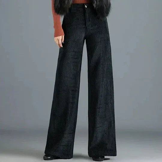 Christine | Pantalones de Terciopelo Talle Alto