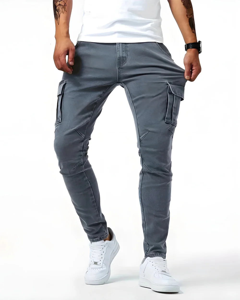 Christine | Pantalones Cargo Elásticos