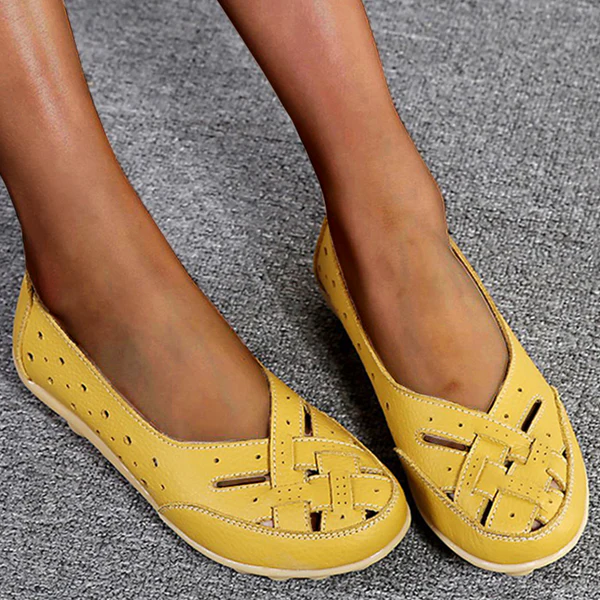 Mocasines Elegantes de Cuero Transpirable
