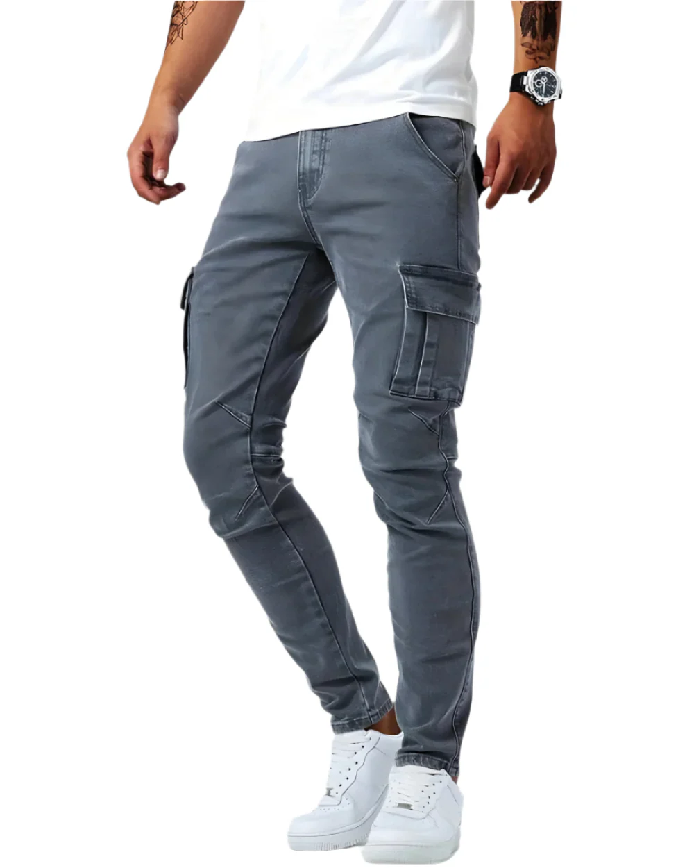 Christine | Pantalones Cargo Elásticos