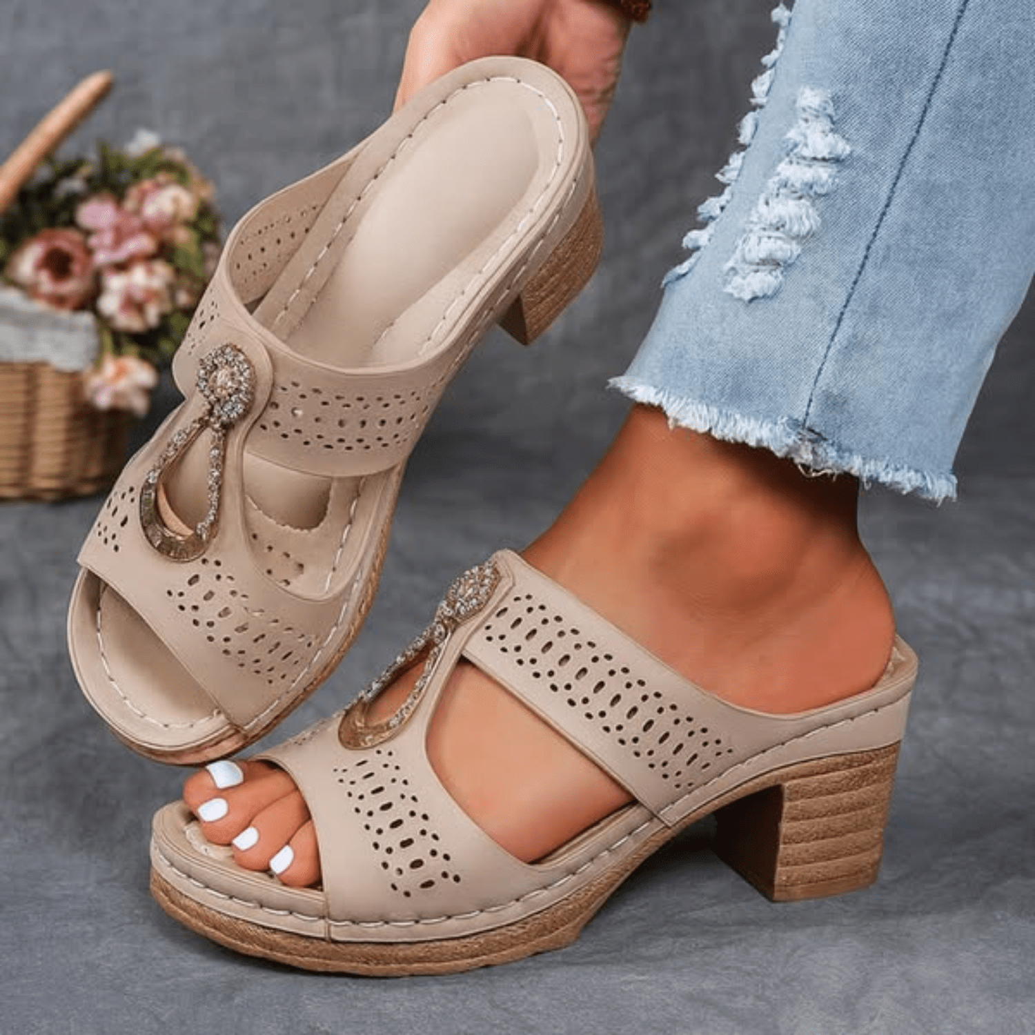 Sandalias ortopédicas cómodas Lisa